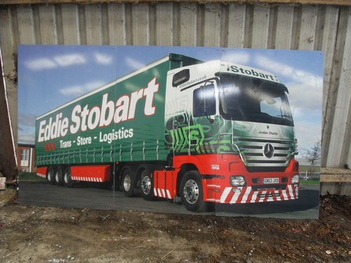 Eddie stobart large - eddie, wall